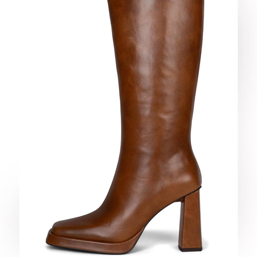 Jeffrey Campbell Brown Leather Boots - Picture 12 of 13